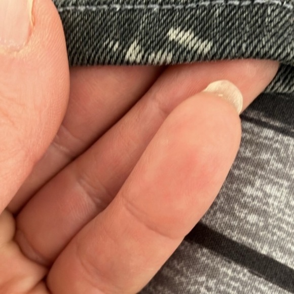 Mother The Swooner skinny jeans size 29 super stretch supermoon stripe grey - Picture 14 of 14